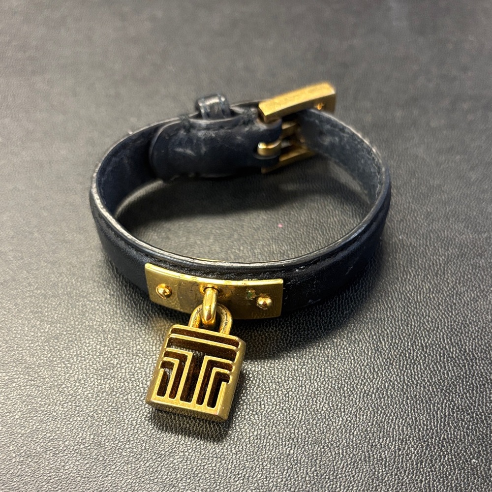 Tory Burch Black and Gold Bracelet